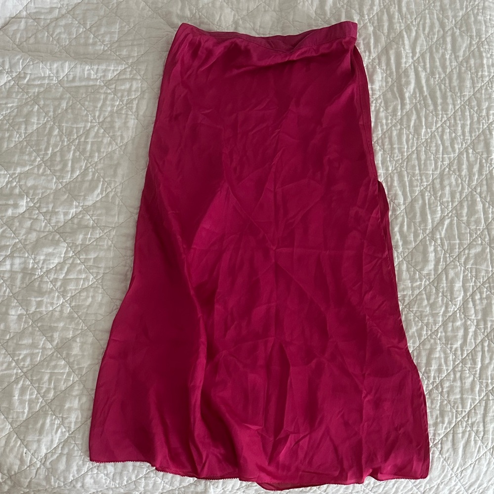 Free People Fuchsia Maxi Skirt